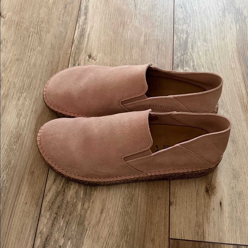 Birkenstock Women's Blush Suede Loafers